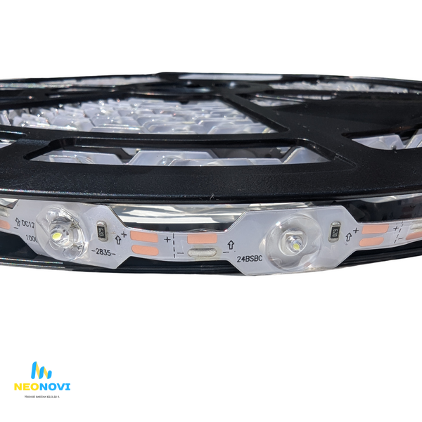 Лінзована світлодіодна LED стрічка 12 В (гнучка s-type) для звичайних лайтбоксів, 24 д/м, Білий теплий 3000К CM24-12V-3000К фото