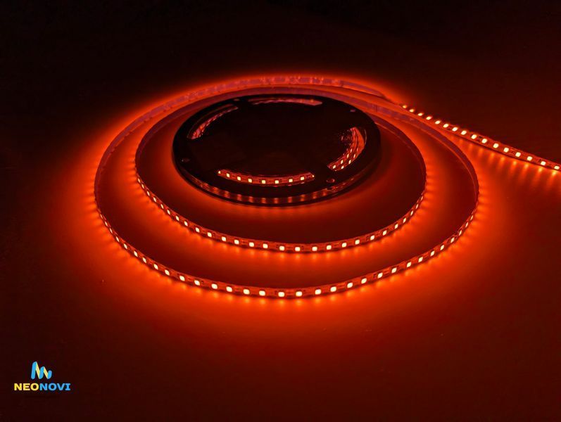 Світлодіодна LED стрічка 12 В (гнучка s-type) для неонових та рекламних вивісок, Помаранчевий ЛЕДГ-006 фото