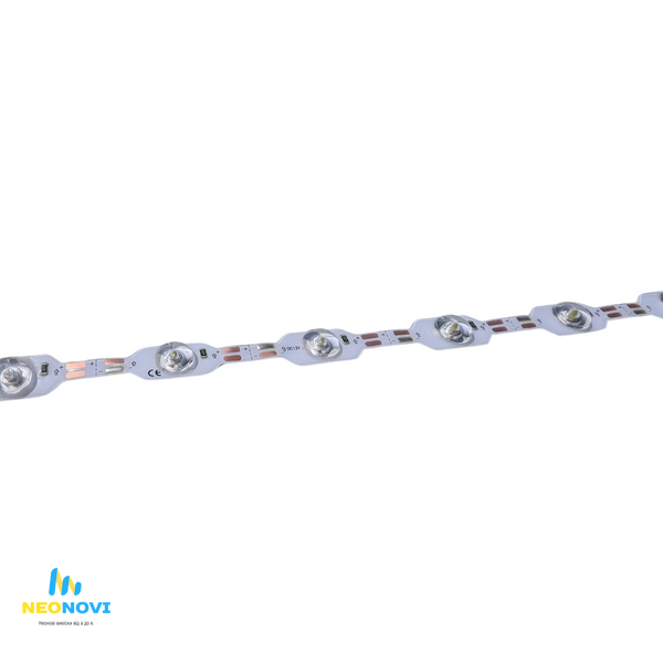 Лінзована світлодіодна LED стрічка 24 В (гнучка s-type) для звичайних лайтбоксів, 24 д/м, Білий теплий 3000К CM24-24V-3000К фото