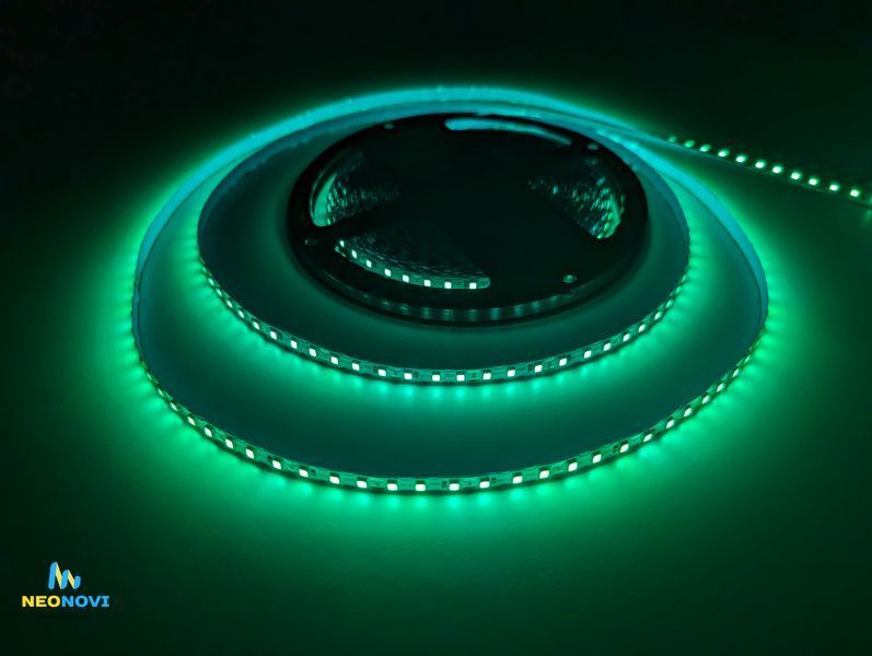 Світлодіодна LED стрічка 24 В (гнучка s-type) для неонових та рекламних вивісок, Зелений ЛЕДГ-24-004 фото
