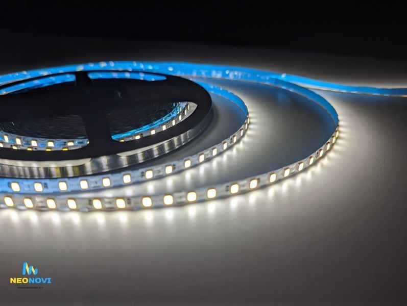 1 см, гнучка Світлодіодна LED стрічка 12 В для неонових та рекламних вивісок, Нейтральний білий 1см-ЛЕДГ-015 фото