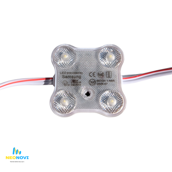 Білий LED модуль, NEO Svit, 4SMD 2835, 140 лм, 1.44 Вт, IP68, 6500K NEOSVIT-S4-6500K фото