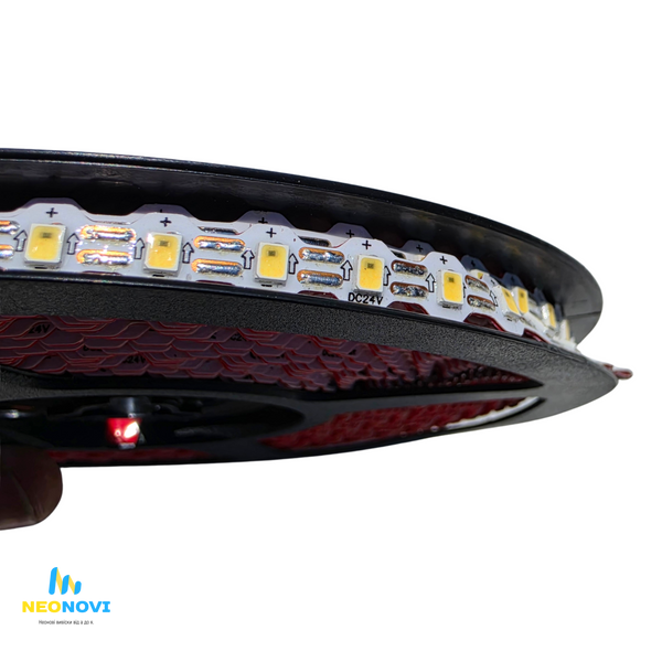 24В Світлодіодна LED стрічка (гнучка s-type), 110 д/м, Світло-синій, для об'ємних та неонових вивісок NC110-24-009 фото