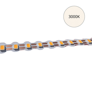 Світлодіодна LED стрічка 24 В (гнучка s-type) для натяжних стель / контражуру, 120д/м, Білий-теплий 3000К 120D-SMM-24-3000K фото