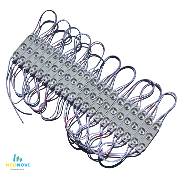 Білий LED модуль, HYPER, 3SMD 2835, 192 лм, 1.9 Вт, IP65, 6500K HYPER-HY3-6500K фото