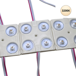 Білий теплий LED модуль, NEO Mega, 4SMD 2835, 145 лм, 2 Вт, IP67, 3200K NEOMEGA-M4-3200K фото