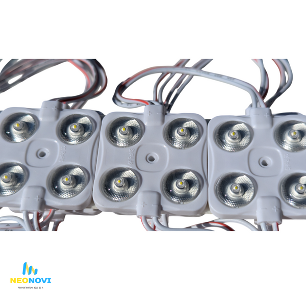 Білий теплий LED модуль, NEO Mega, 4SMD 2835, 260 лм, 2 Вт, IP67, 3200K NEOMEGA-M4-3200K фото