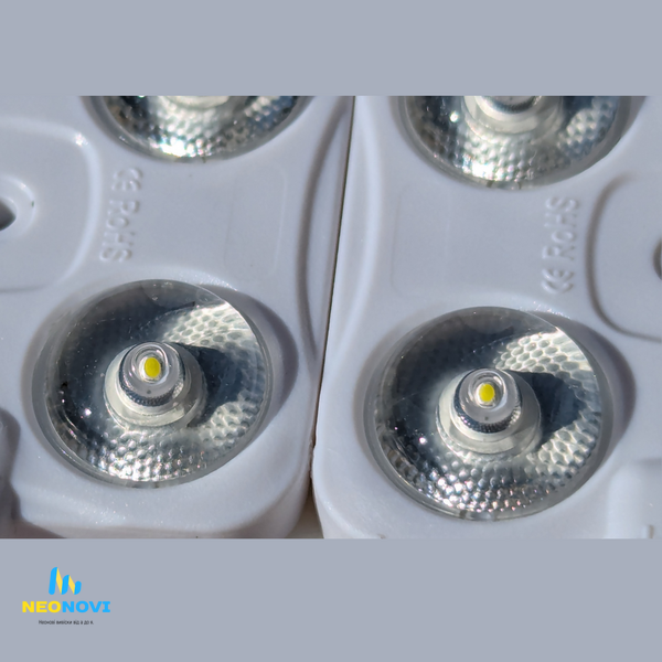 Білий теплий LED модуль, NEO Mega, 4SMD 2835, 260 лм, 2 Вт, IP67, 3200K NEOMEGA-M4-3200K фото