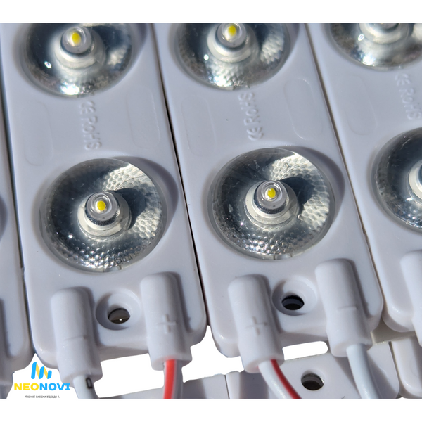 Білий LED модуль, NEO Mega, 2SMD 2835, 150 лм, 1 Вт, IP67, 6500K NEOMEGA-M2-6500K фото