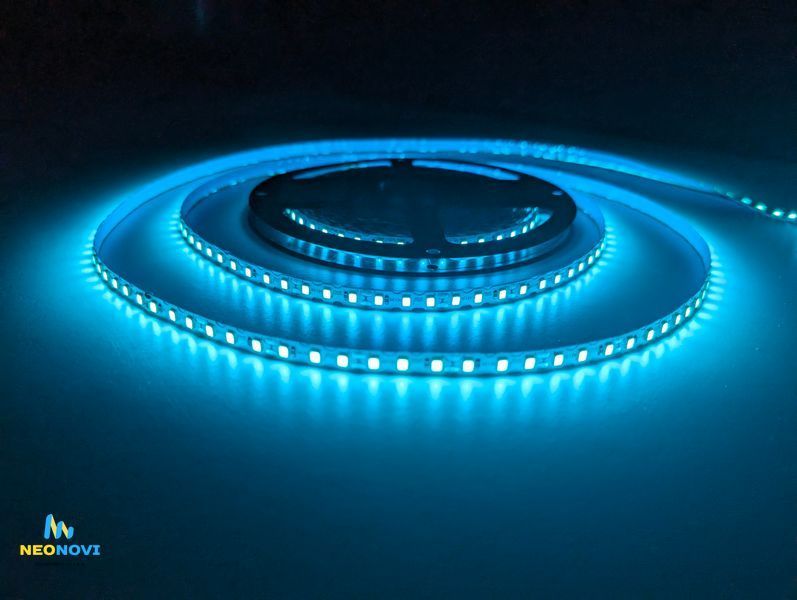 Світлодіодна LED стрічка 5 В (гнучка s-type) для неонових та рекламних вивісок, Світло-синій ЛЕДГ5-009 фото