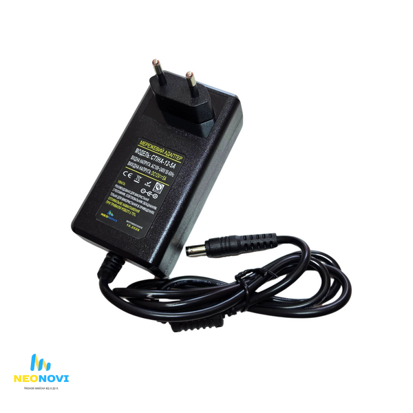 Блок живлення СТІНА 12 V, 5 А СТІНА-12-5А фото