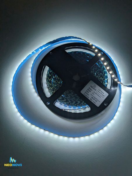 Світлодіодна LED стрічка 12 В - вологозахищена (гнучка s-type) для неонових та рекламних вивісок, Білий-холодний ЛЕДГВ-003 фото