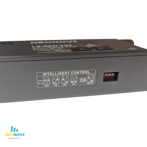 24 V , Тонкий блок живлення, Slim-алюмінієвий, 60W LS-60-24V фото