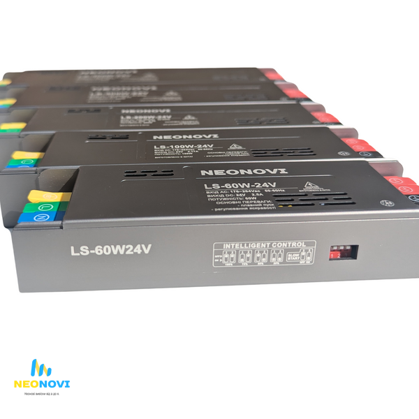 24 V , Тонкий блок живлення, Slim-алюмінієвий, 100W LS-100-24V фото