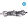 Синій LED модуль, NEO Svit, 3SMD 2835, 160 лм, 1.1 Вт, IP68