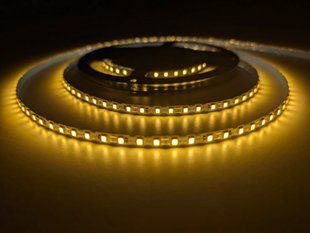 Світлодіодна LED стрічка 24 В (гнучка s-type) для неонових та рекламних вивісок, Жовто-золотий ЛЕДГ-24-007 фото