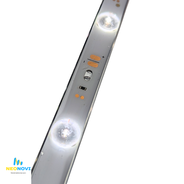 Світлодіодна лінійка SMD2835 з лінзою для лайтбоксів, П-подібна, 12V, 6500K, IP65 Лін-П-12V-6500 фото