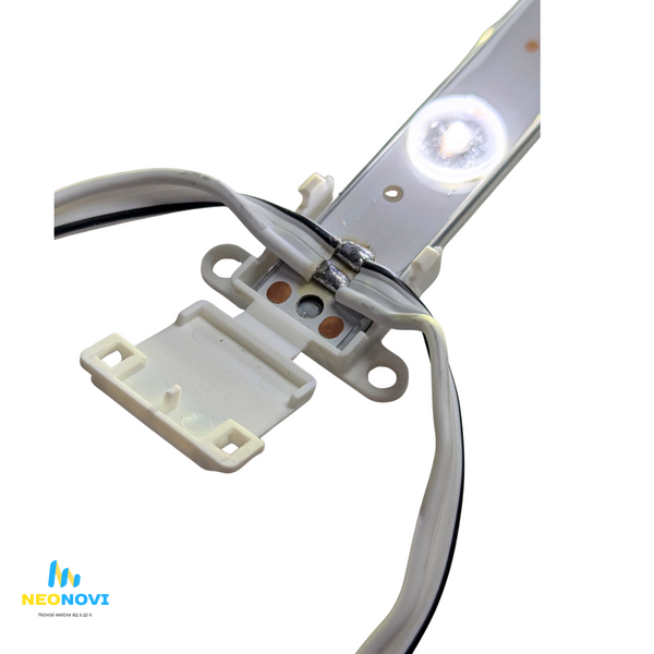 Світлодіодна лінійка SMD2835 з лінзою для лайтбоксів, П-подібна, 12V, 6500K, IP65 Лін-П-12V-6500 фото