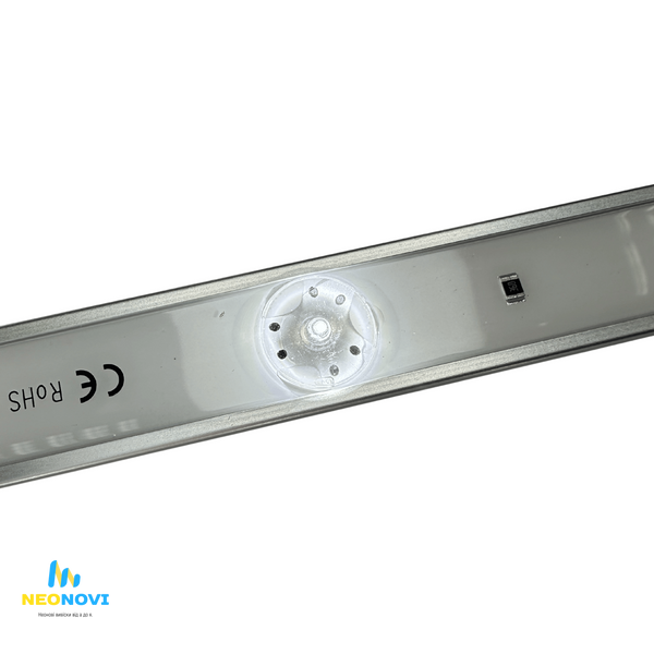 Світлодіодна лінійка SMD2835 з лінзою для лайтбоксів, RPS-FK5 - товста, 12V, 8000K, IP65 Лін-FK5-12V-8000 фото