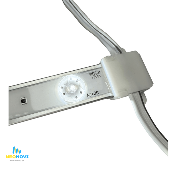 Світлодіодна лінійка SMD2835 з лінзою для лайтбоксів, RPS-FK5 - товста, 12V, 8000K, IP65 Лін-FK5-12V-8000 фото