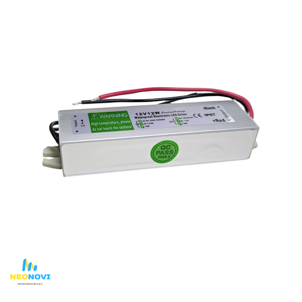 Герметичний блок живлення, 12W-12V, IP67 FSA-12V-12 фото