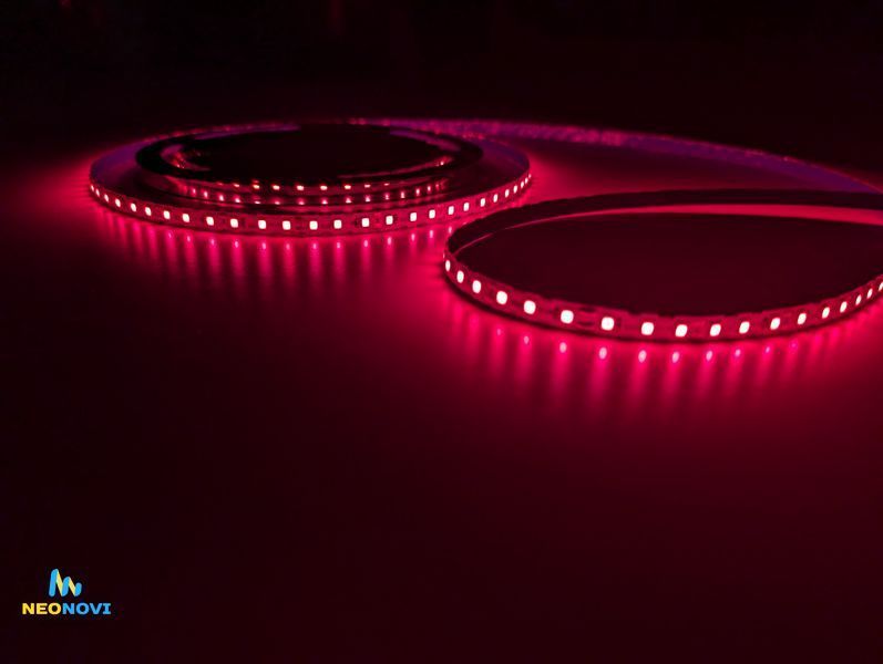 Світлодіодна LED стрічка 12 В - вологозахищена (гнучка s-type) для неонових та рекламних вивісок, Червоний ЛЕДГВ-012 фото