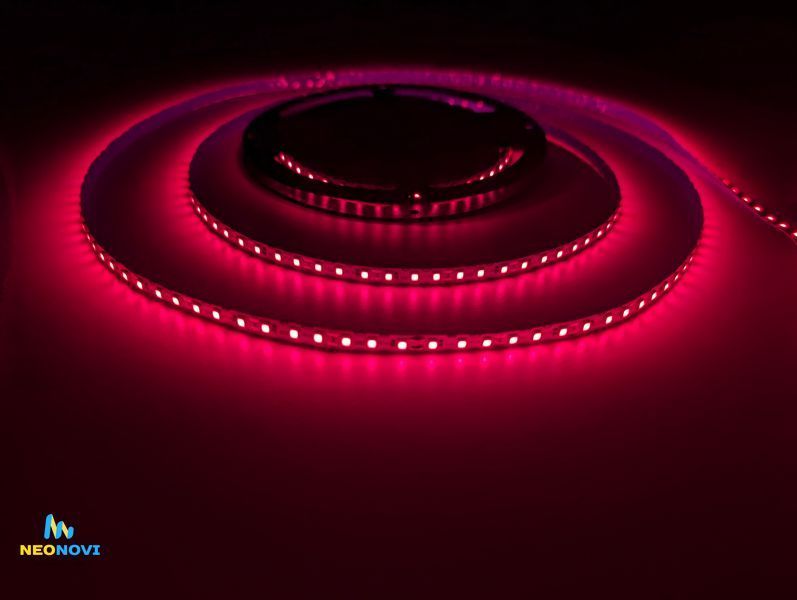 Світлодіодна LED стрічка 12 В - вологозахищена (гнучка s-type) для неонових та рекламних вивісок, Червоний ЛЕДГВ-012 фото
