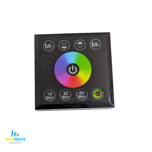 Контроллер RGB , Tuya-smart , WI-FI, 18А, з керуванням зі смартфону + сенсорний пульт дистанційного керування , Радіо (RF) , 5-24（V） КТРВ-03 фото