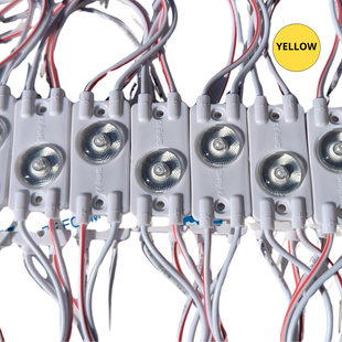 Жовтий LED модуль, NEO Mega, 1SMD 2835, 85 лм, 0.5 Вт, IP67 NEOMEGA-M1-YELLOW фото