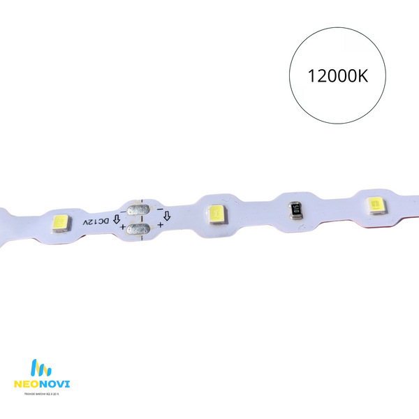 Світлодіодна LED стрічка 12 В (гнучка s-type) для об*ємних літер та контражуру, 36д/м, Білий-холодний 12000К W36T-12000К фото